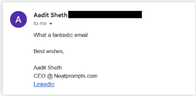 Email reply from Aadit Sheth after reading Nathan's newsletter
